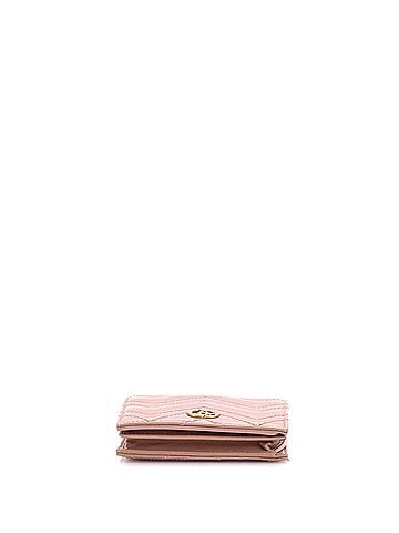 Gucci GG Marmont Flap Card Case Matelasse Leather (view 2)