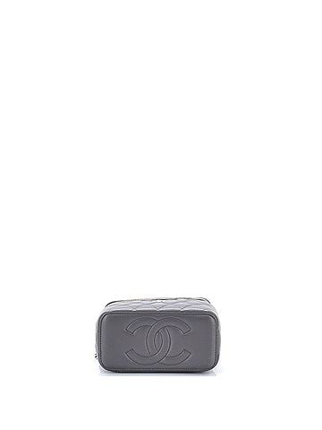 Chanel Classic Top Handle Vanity Case with Chain Quilted Lambskin Small (view 2)