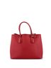 Prada 100% Leather Red Cuir Double Tote Saffiano Leather Medium One size - photo 4