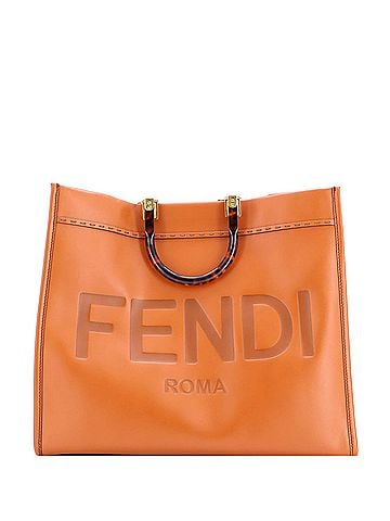 Fendi Sunshine Shopper Tote Leather Large (view 1)