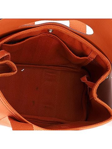 Hermès Valparaiso Bag Toile and Leather PM (view 2)