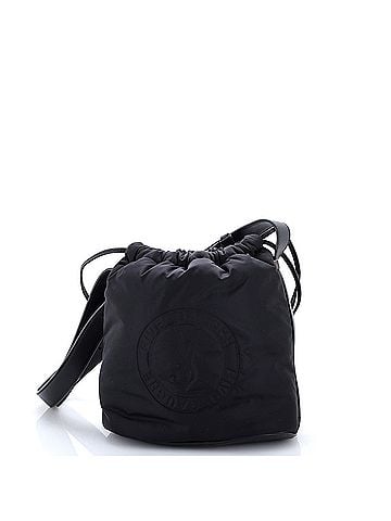 Saint Laurent Rive Gauche Drawstring Bucket Bag Padded Nylon (view 1)