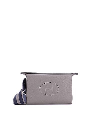 Hermès Videpoches Bag with Multicolor Strap Togo (view 1)