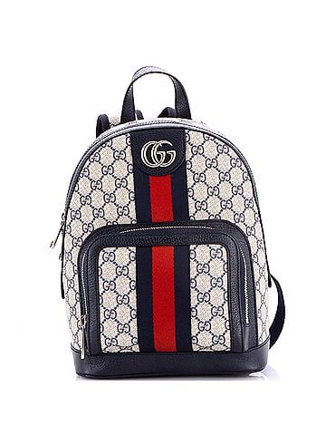 Gucci Ophidia Backpack GG Coated Canvas and Leather Small (view 1)