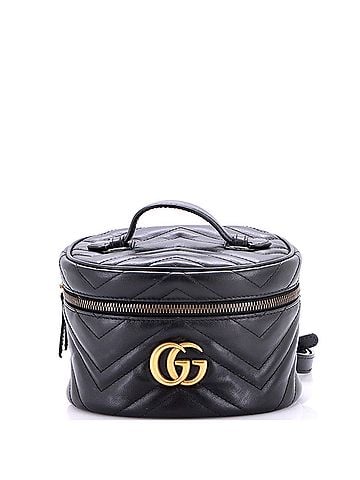 Gucci GG Marmont Vanity Backpack Matelasse Leather Mini (view 1)