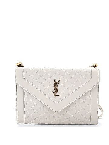 Saint Laurent Gaby Envelope Satchel Quilted Leather (view 1)