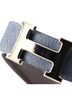 Hermès 100% Leather Blue Constance Reversible Belt Leather Medium One size - photo 4