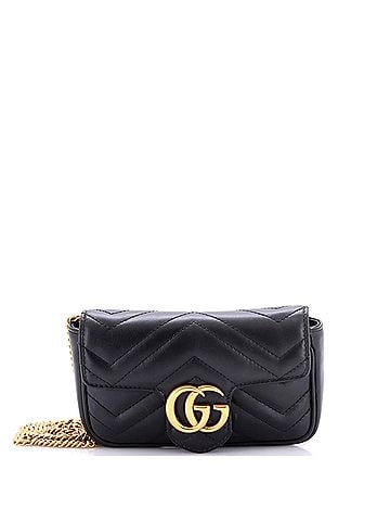 Gucci GG Marmont Flap Bag Matelasse Leather Super Mini (view 1)