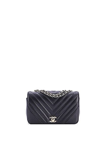 Chanel Statement Flap Bag Chevron Calfskin Mini (view 1)
