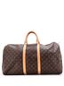 Louis Vuitton 100% Coatead Canvas Brown Keepall Bag Monogram Canvas 55 One size - photo 4