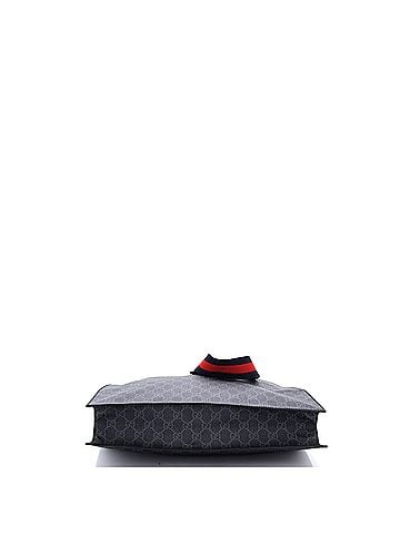 Gucci Convertible Soft Open Tote GG Coated Canvas Tall (view 2)