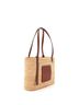 Loewe 100% Raffia Tan Square Basket Tote Woven Raffia Small One size - photo 3