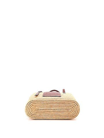 Loewe Square Basket Tote Woven Raffia Small (view 2)