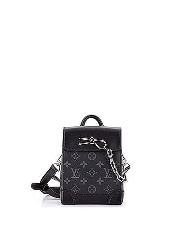 Louis Vuitton Steamer Bag Monogram Eclipse Canvas Nano (view 1)