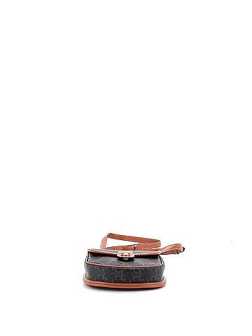 Céline Besace Flap Bag Triomphe Coated Canvas Mini (view 2)