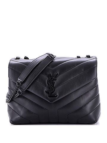 Saint Laurent Loulou Shoulder Bag Matelasse Chevron Leather Small (view 1)