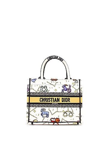 Christian Dior Book Tote Zodiac Embroidered Canvas Small (view 1)