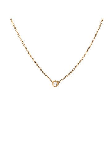 Cartier Cartier D'Amour Pendant Necklace 18K Yellow Gold and Diamond XS (view 1)