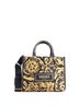 Versace 100% Raffia Black Athena Tote Barocco Raffia Small One size - photo 1