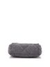 Chanel 100% Wool Gray 19 Flap Bag Quilted Wool Medium One size - photo 2