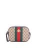 Gucci 100% Canvas Plain Brown Bee Web Camera Bag GG Canvas One size - photo 1