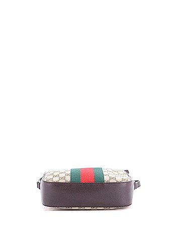 Gucci Bee Web Camera Bag GG Canvas (view 2)