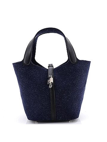 Hermès Picotin Lock Bag Felt with Leather MM (view 1)