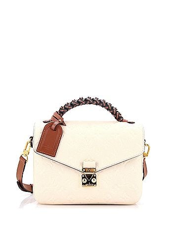 Louis Vuitton Braided Handle Pochette Metis Monogram Empreinte Leather (view 1)