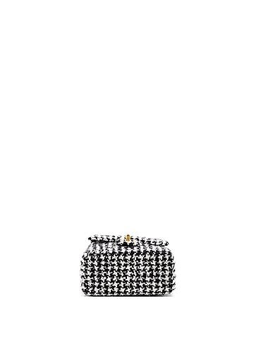 Chanel Square Classic Single Flap Bag Quilted Tweed and Sequins Mini (view 2)