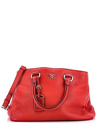 Prada Convertible Shopping Tote Vitello Daino Medium (view 1)