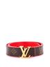 Louis Vuitton 100% Coatead Canvas Brown LV Initiales Belt Monogram Canvas Medium One size - photo 1