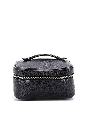 Chanel Vintage Timeless Cosmetic Case Caviar Small (view 1)