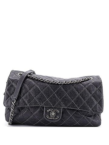Chanel Easy Flap Bag Quilted Caviar Jumbo (view 1)