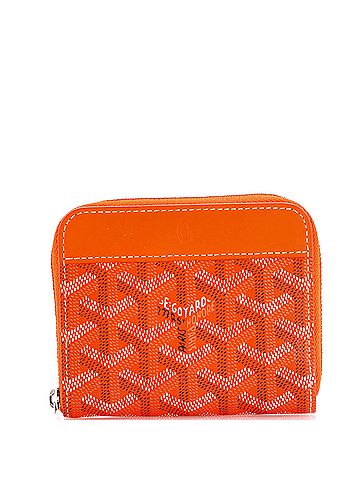 Goyard Matignon Zip Wallet Coated Canvas with Leather PM (view 1)
