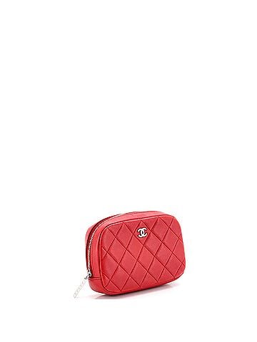 Chanel Curvy Cosmetic Pouch Quilted Lambskin Small (view 2)