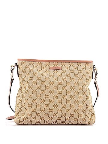 Gucci Flat Messenger Bag GG Canvas Medium (view 1)