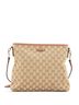 Gucci 100% Canvas Plain Brown Flat Messenger Bag GG Canvas Medium One size - photo 1