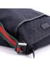 Gucci 100% Canvas Plain Black Front Pocket Web Messenger GG Canvas Medium One size - photo 6