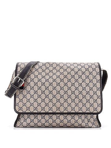 Gucci Web Loop Messenger GG Coated Canvas Large (view 1)