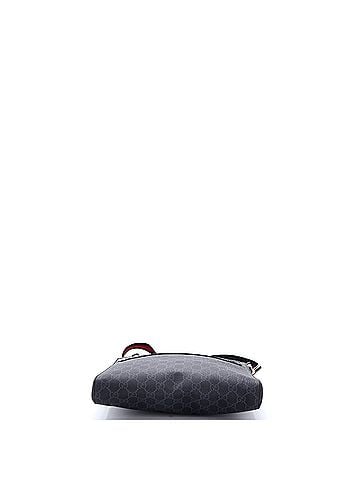 Gucci Web Strap Front Zip Messenger Bag GG Coated Canvas Medium (view 2)