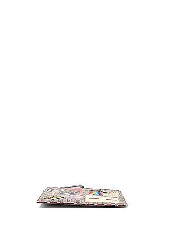 Gucci Courrier Pouch GG Coated Canvas with Applique (view 2)