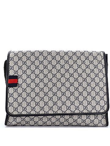 Gucci Web Loop Messenger GG Coated Canvas Large (view 1)