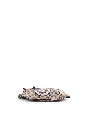 Gucci Courrier Zip Belt Bag GG Coated Canvas with Applique (view 2)