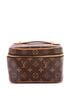 Louis Vuitton 100% Coatead Canvas Brown Nice Vanity Case Monogram Canvas Mini One size - photo 1