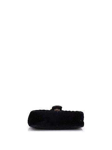 Gucci GG Marmont Flap Bag Matelasse Velvet Small (view 2)