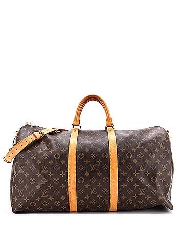 Louis Vuitton Keepall Bandouliere Bag Monogram Canvas 55 (view 1)