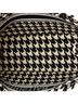 Christian Dior 100% Canvas Plain Black Book Tote Houndstooth Canvas Large One size - photo 5