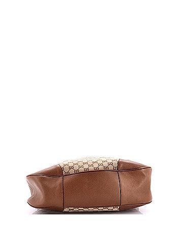 Gucci Bree Hobo GG Canvas with Leather Large (view 2)