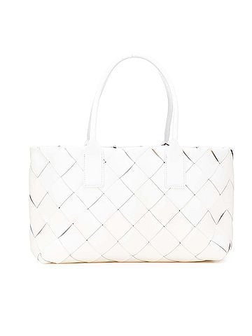 Bottega Veneta Small Lambskin Intrecciato Cabat Tote (view 1)