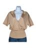 Escada Gold Short Sleeve Blouse Size 12 - photo 1